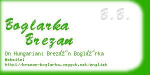 boglarka brezan business card